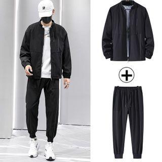 Set: Zipped Jacket + Harem Pants
