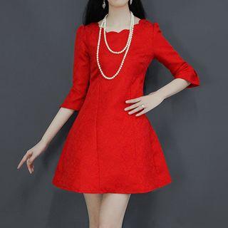 Plain A-line Cocktail Dress