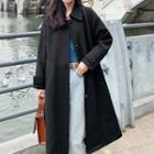 Belted Long Button Coat