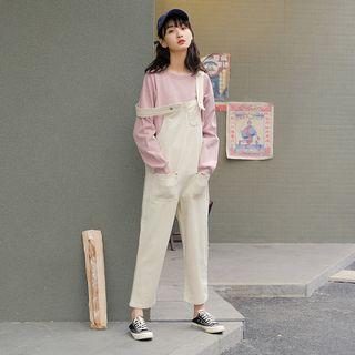 Plain Pullover / Dungaree / Set