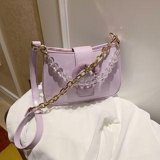 Chain Strap Bead Crossbody Bag