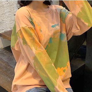 Tie Dye Sweatshirt As Shown In Figure - One Size