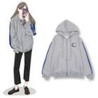 Hooded Zip Jacket Gray - One Size