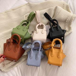 Fax Leather Crossbody Bag