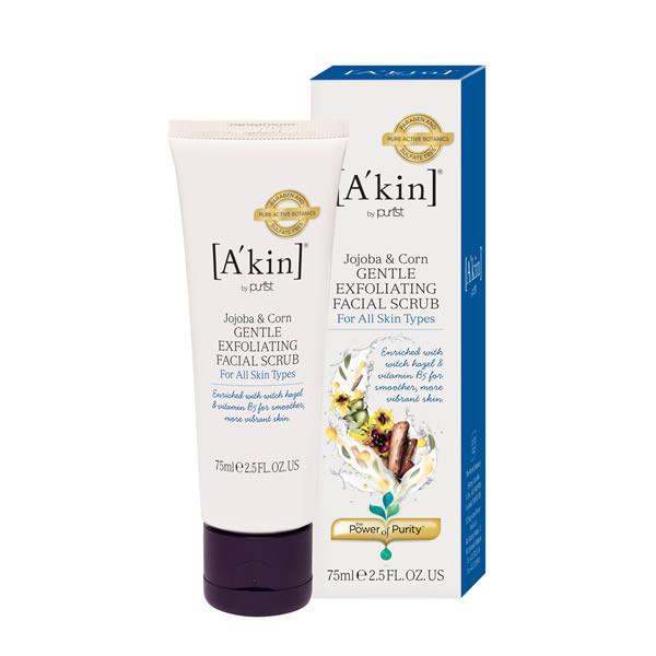 Akin - Jojoba & Corn Gentle Exfoliating Facial Scrub 75ml
