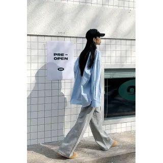 Couple Pocket-front Oversized Shirt