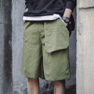 Detachable Pocket Knee-length Shorts