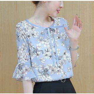 Chiffon Floral Printed Blouse