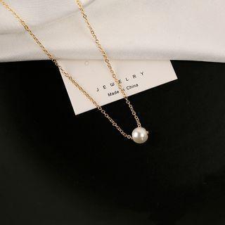 Faux Pearl Necklace 5440 - One Size