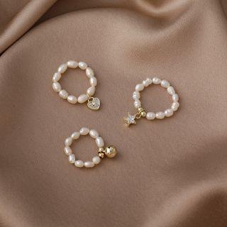 Pearl Pendant Ring