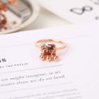 Rose Gold Plated Lock Ring