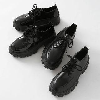 Lug-sole Chunky Oxfords