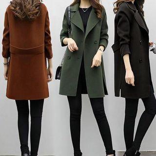 Double-breasted Button Coat