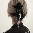 Chained Hair Claw Black - One Size