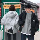 Couple Matching Hooded Cat Print Padded Jacket
