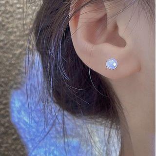 3 Pair Set: Flower / Bow / Faux Pearl Earring Gold - One Size