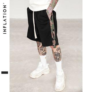 Camo-side Drawstring Shorts