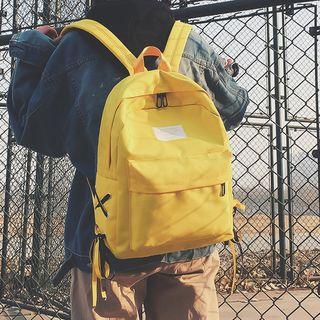 Lace-up Canvas Backpack