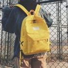 Lace-up Canvas Backpack
