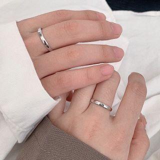 Couple Matching Cat Embossed Ring