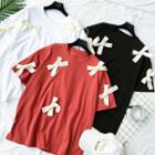 Bow Patch Loose-fit Short-sleeve T-shirt