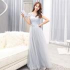 Lace Panel Maxi Bridesmaid Dress (6 Designs)