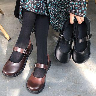 Mary Jane Strapped Flats