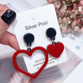 Asymmetric Heart Earring