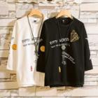 3/4-sleeve All Over Print T-shirt