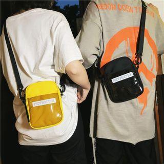 Pvc Lettering Crossbody Bag