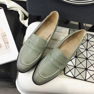 Stitch-accent Loafers