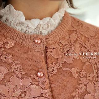 Smocked Lace Sheer Top