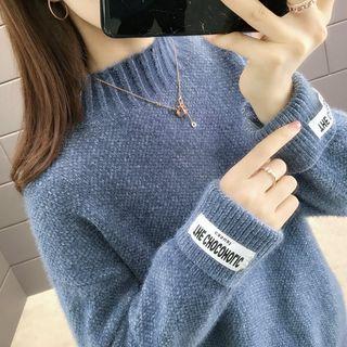 Letter Tag Sweater