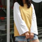 Two Tone Raglan Long Sleeve T-shirt
