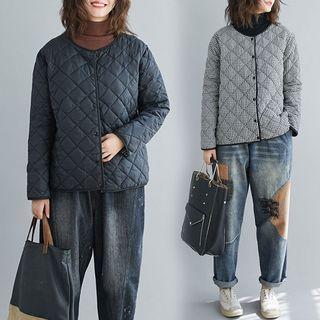 Plaid Two-way Jacket