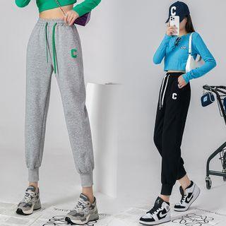 Drawstring Cropped Joggers