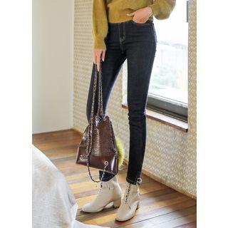Slit-side Slim-fit Jeans