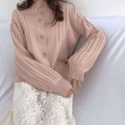 Cable-knit Loose-fit Knit Jacket