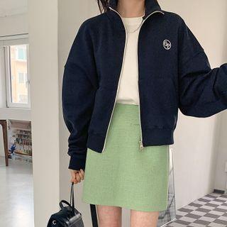 Kangaroo-pocket Sweat Jacket