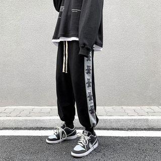 Bear Print Sweatpants