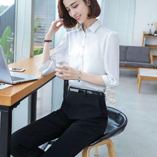 3/4-sleeve Shirt / Dress Pants / Skirt / Set