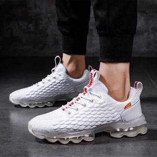Chunky Lace Up Mesh Sneakers