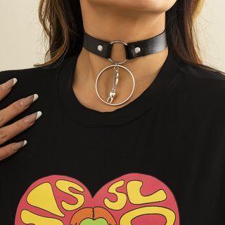 Hoop Choker Silver - One Size