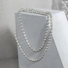 Chain Necklace 1 Pc - Silver -
