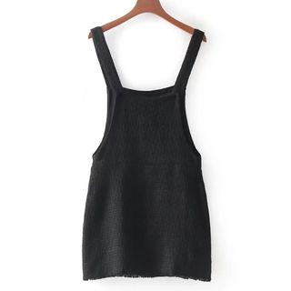 Fringed Beaded Pinafore Dress