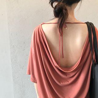 Elbow-sleeve Dancing Top