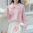 Collar Sweater Pink - One Size