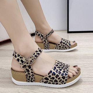 Ankle Strap Platform Wedge Heel Sandals