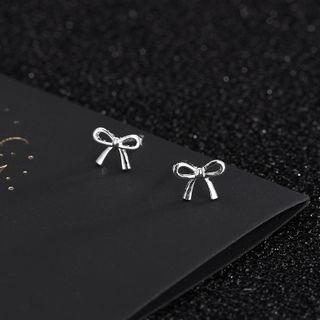 Bow Stud Earring 1 Pair - Es785 - One Size