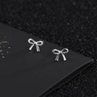 Bow Stud Earring 1 Pair - Es785 - One Size